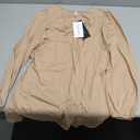 PRETTYGARDEN Fall Dresses for Women 2026 Long Sleeve Mini Short Flowy A Line Casual Holiday Party Tunic Dress Fashion Clothes (Beige, Medium)