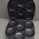 Baker's Friend Electric Arepas Maker with Browning Control, Mini Pancakes Maker, Pancake Maker Pan, Tostiarepa, Makes Corn Patties, Arepas, Mini Pancakes, Fried Eggs, Breakfast Sandwiches, Aqua