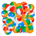 50 Pack Beach Balls Bulk, Inflatable Pool Toys Beach Toys for Kids Beach Balls for Summer Water Games