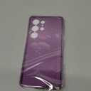 ACKETBOX for Samsung Galaxy S25 Ultra Case,Glitter Clear Case S25 Ultra,Shockproof Bumper Protective Phone Cover, Designed for Samsung S25 Ultra 5G 6.8"(Purple Bling)