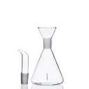 HAIZEEN Small Glass Cruet 4.5-ounce