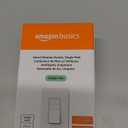 Amazon Basics Smart Dimmer Switch, Single Pole, Works with Alexa Only, 2.4 GHz Wi-Fi, No Hub Required, White
