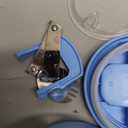 13.5oz Soup Thermo for Hot Food Kids Insulated Vacuum Food Jar with Buckle Lid,Wide Mouth Leakproof Stainless Steel Lunch Container with Spoon-Blue