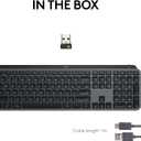 Logitech MX Keys S Wireless Keyboard, Low Profile, Fluid Precise Quiet Typing, Programmable Keys, Backlighting, Bluetooth, USB C Rechargeable, for Windows PC, Linux, Chrome, Mac - Graphite