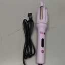 Automatic Curling Iron,Hair Curler Automatic Rotating Wand,Anti-Scald,Four Speed Temperature Adjustment,Diameter 28mm,Anti-Tangle Rotating Curling Wand,Easy to Use Hair Curler,Purple
