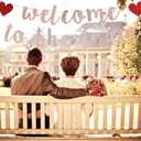 Welcome to The Team Banner Rose Gold Glittery New Employee Member Welcome Banner Decorations for Office Party