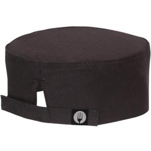 Chef Works Unisex Chef Beanie (Small-Medium, Black)