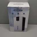 Dehumidifier, Dehumidifiers for Home, 98 OZ Water Tank, (1000 sq.ft) Quiet Dehumidifier for Basement Bedroom Bathroom with Humidity Display, Auto Shut Off, Relaxing 7 Color Ambient Light(Grey)