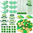GOAUS St Patrick's Day Accessories 168 PCS, Saint Patricks Party Decorations for Adults Men Women Kids Family