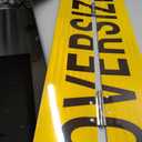 Yaocom 1 Pack Oversize Load Sign 12" x 60" Hinged Aluminum Wide Load Banner for Trucks and Trailers, Large Signage