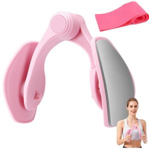 Thigh Master Thigh Exerciser for Women, Enhanced Resistance Hip and Pelvis Trainer, Inner Thigh Exercise Equipment Kegel Exercise Products for Women Home Gym (Pink)