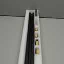 Black Glass Railing Post, Clamp for 10-12mm Glass with Spigot Slots, 304 Stainless Steel Railing System for Indoor or Outdoor Balcony, Terrace, Deck, Balustrade, Stair, Pool (23.62 inch / 60 cm)