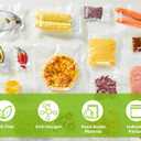 Bonsenkitchen Vacuum Sealer Bags, 20 Gallon 11" x 16"+ 80 Quart 8" x 12"+ 50 Pint 6" x 10", Commercial Grade, BPA Free, Food Sealer Bags for Vac Storage, Meal Prep or Sous Vide Cooking, VB15