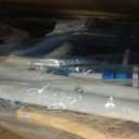 Tall Beach Chairs for Adults, 17" High Backpack Beach Chair with Wooden Armrests, 5 Positions Reclining Heavy Duty Chair with Large Cooler Pouch, Support to 350LBS Striped Blue,1pack