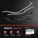 A-Premium Power Steering Return Hose Line Assembly Compatible with Honda Civic 2006 2007 2008 2009 2010 2011, 1.8L FWD, Pipe To Reservoir