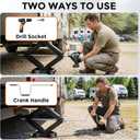 9000lbs RV Scissor Jacks with Pads, Stabilizer Leveling Jacks