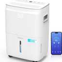 4,500 Sq.Ft Dehumidifier for Basement, Max 80 Pint/Day (Standard 60 Pint/Day) Smart WiFi Dehumidifier with Pump Drain Hose & Auto Humidity Control, Large Dehumidifiers for Home, RV, Bathroom, Bedroom