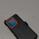 KECAI for Motorola Moto G Stylus 2025 Case with Belt Clip Holster,2X Screen Protector, Heavy Duty Shockproof Drop Protection Military Grade Rugged Full Body Phone Cover with Kickstand (Black Orange)