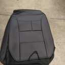 AOMSAZTO Ford Ranger Seat Covers:Front Row Seats Fit 2019 2020 2021 2022 2023 2024 2025 Ford Ranger Breathable Waterproof Leather Seat Protector(2 Seats, Black) 