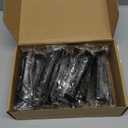 Ravinte 30 Pack Solid 5 Inch Center to Center Slim Square Bar Drawer Handles Black Drawer Pulls Kitchen Cabinet Hardware Kitchen Handles Matte Black