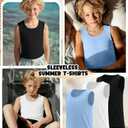 Oakgarden 3 Pack Boys Tank Tops, 3-Color, 5-6 Years