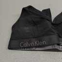 Calvin Klein Women`s Motive Cotton Bralette, Small