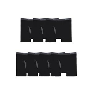 Fruit of the Loom Men's Coolzone Boxer Briefs, Moisture Wicking & Breathable, Assorted Color Multipacks, Big Man-7 Pack-Black, 5X-Large