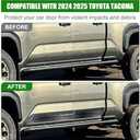 Door Molding Trim for Toyota Tacoma Double Cab 5 Seats 2024 2025 TPE Door Strip Molding Trim