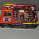 Battery Daddy Storage & Organizer Case w/Light and Tester, Stores & Protects Over 200 Batteries, Double-Sided, Clear Locking Lid, Secure Latches & Portable Handle- Black (Batteries Not Included)