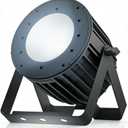 SHEHDS LED COB 200W Par Lights Cool White and Warm White 2in1 Stage Wash Lights 69 Degree Beam Angle DMX&Sound Actived Control Aluminum Alloy Shell Uplights for Disco DJ Church Wedding Concert Show