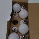 Feit Electric A19 LED Light Bulb, 60W Replacement, Dimmable, Selectable Color Temperatures (2700K-5000K), 800 Lumens, General Purpose Light Bulbs, 15,000-Hour Lifetime, OM60DM/5CCTCA/LED/10, 10 Pack