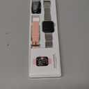 AKUMAKA Smart Watches for Women,Fitness Tracker Smartwatch for Android iPhone,1.85" Womens Watch with Blood Pressure Monitor,Calls and Messages/Heart Rate/Sleep/Female Cycle(3 Watch Bands)