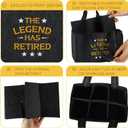 Legend Retirement Gifts for Men 2025 - The Legend Has Retired Beer Bottle Bag, The Best Funny Gift Leaving Farewell Gifts for Colleagues Men Grandpa Dad Husband Brother Friends