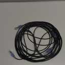 Monoprice Cat6A Ethernet Patch Cable - Snagless RJ45, 550Mhz, 10G, UTP, Pure Bare Copper Wire, 30AWG, 5-Pack, 14 Feet, Black - SlimRun Series