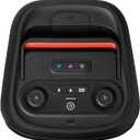 JBL PartyBox Club 120 - Portable Party Speaker with Foldable Handle, Powerful JBL Pro Sound, Futuristic lightshow, Up to 12 Hours of Play time, Splash Proof, Dual Mic & Guitar Inputs (Black)