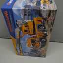 Large Crane Truck Toy with Extendable Crane Arm, Lights & Siren Sounds, Assemble & DIY Truck Engineering Vehicle Toy for Boys Girls Christmas Birthday Gifts Kids Toys for 3 4 5 6 7 8 Years Old