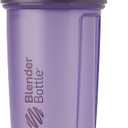 BlenderBottle Classic V2 Shaker Bottle Perfect for Protein Shakes and Pre Workout, 28oz, Full Color Purple