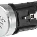 Motoforti Push Button Starter Switch No.4G1905217A Engine Start Stop Switch Button for Audi A6 2016-2018 Silver Tone Long-lasting