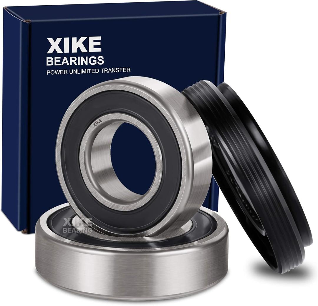 XiKe 4036ER2003A, 4280FR4048C and 4280FR4048K Front Load Washer Tub Bearing  Seal Kit Rotate Quiet and Durable, Replacement for LG and Kenmore Etc.
