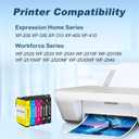 Remanufactured for Epson 200 Ink Cartridges Combo Pack Replacement for 200 XL Ink Cartridge for Printer Expression XP-200 XP-300 XP-310 XP-400 XP-410 Workforce WF-2520 WF-2530 (5 Pack)