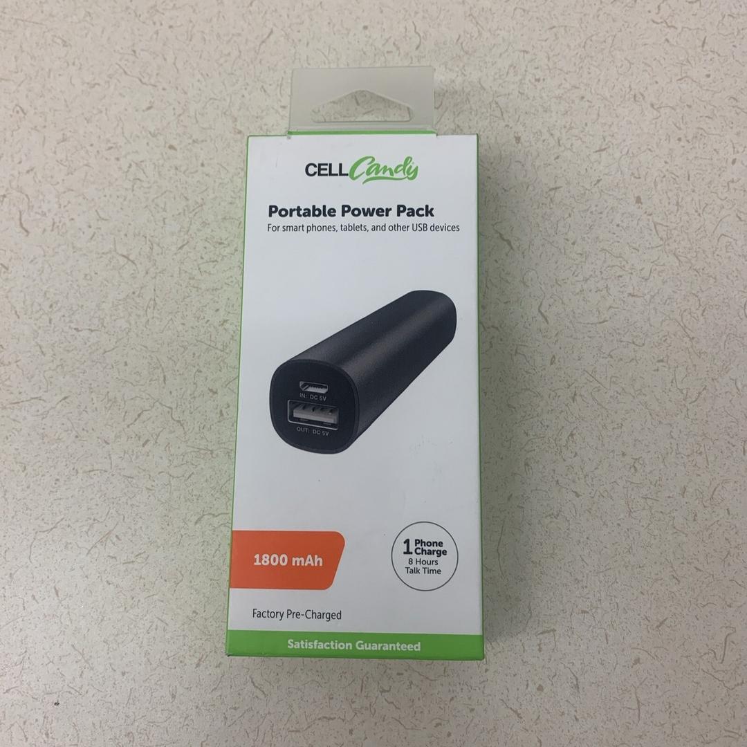 CELLCANDY Portable Power Pack 1800 mAh 2Pack