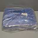 10 Pieces Plastic File Folders Envelope Expanding File Wallet Organizer Documents Folder with Snap Closure and Pocket, A4 Size Waterproof Transparent Pouch(Blue,Horizontal)