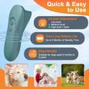 Dog Bark Deterrent Device,Anti-Barking Device,Up to 15Ft Long Range & Rechargeable Bark Control,Stop Barking Dog Devices,Safe for Dogs Training,Indoor & Outdoor（Green）