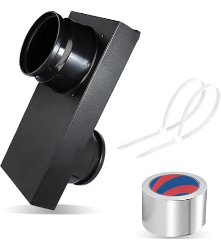 Upgraded 84049 Periscope Dryer Vent, 0-5" Adjustable Periscope Dryer Vent Kit, Clothes Dryer Replacement Vents Tight Space for Laundry Room with Aluminum Foil Tape and 4 Nylon Ties