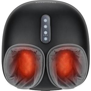 Medcursor Foot Massager with Heat  Feet Massage Machine Delivers Relief for Tired Muscles & Plantar, Deep Kneading Therapy, MultiLevel Settings for Home, Office Use, Size up to 13"