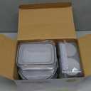 40 PCS Food Storage Containers with Lids Airtight (20 Lids &20 Containers) - Leakproof Meal-Prep Containers for Kitchen Storage Reusable Plastic Microwave/Dishwasher Safe with Labels & Pen