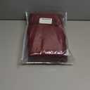 COSVIYA Grommet Blackout Room Darkening Burgundy Curtains 84 inch Length 2 Panels,Thick Polyester Light Blocking Insulated Thermal Window Curtain Drapes for Bedroom/Living Room,52x84 inches