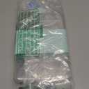 hydr | 15oz Flat Water Bottle For Purse & Flexible Cleaning Brush | BPA Free Square Water Bottle | Leak/Drop Proof Slim Water Bottles For Travel, small water bottle (Lake blue)