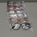 CCVOO 6 Pack Blue Light Blocking Reading Glasses, Anti Headache/Glare/Eye Strain Readers Computer Eyeglasses Women/Men (6 Pack Mix,2.00)
