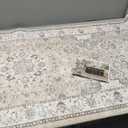 Washable Entryway Area Rugs: Vintage Water Resistant Kitchen Rug Non-Slip Durable Doormat Ultra Soft Living Room Bedroom Carpet Indoor Low Pile Floor Mat for Bathroom Dining Room 23x70